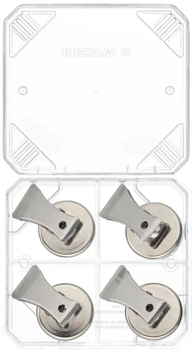 PARKSIDE Magnetische Houder met Clip 4 Stuks - 1,3 kg