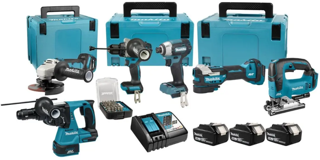 Makita DLX6149GJX Accu Combiset 18V
