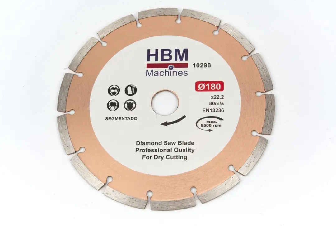 HBM Machines 180mm Diamant Doorslijpschijf Open - 2 Stuks