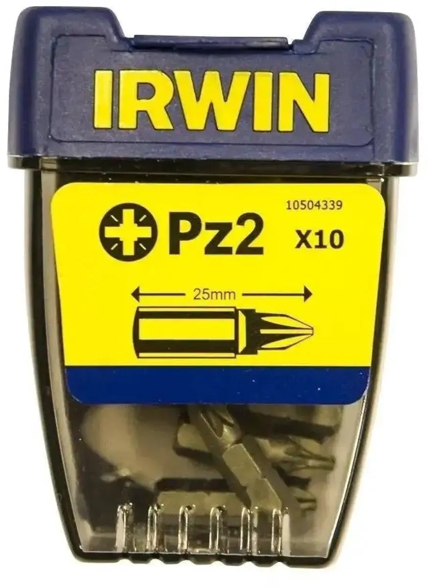 Irwin Pozidriv Pz2 Schroevendraaier - 25mm - 10 Stuks