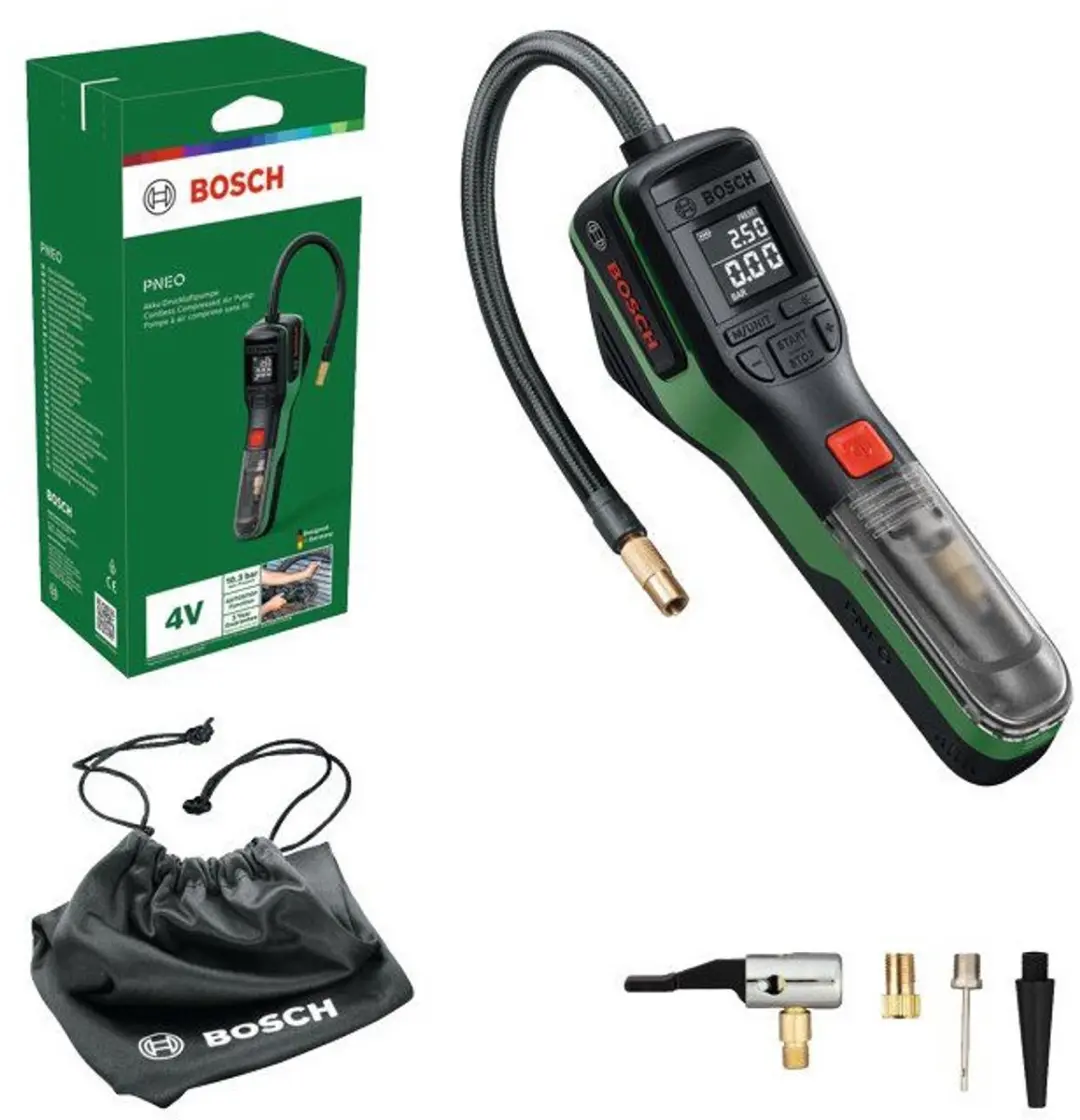 Bosch EasyPump Draadloze Luchtpomp Presta 10,3 bar