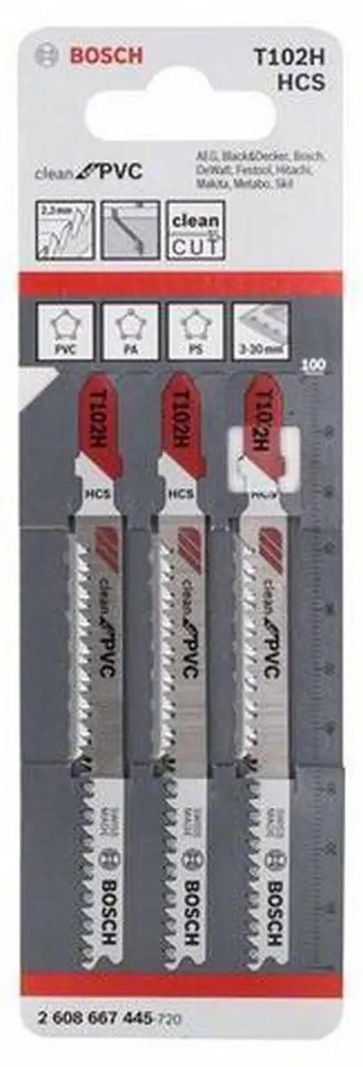 Bosch Professional T102H Decoupeerzaagblad - Kunststof - 1 Stuk - afbeelding 6 van 6