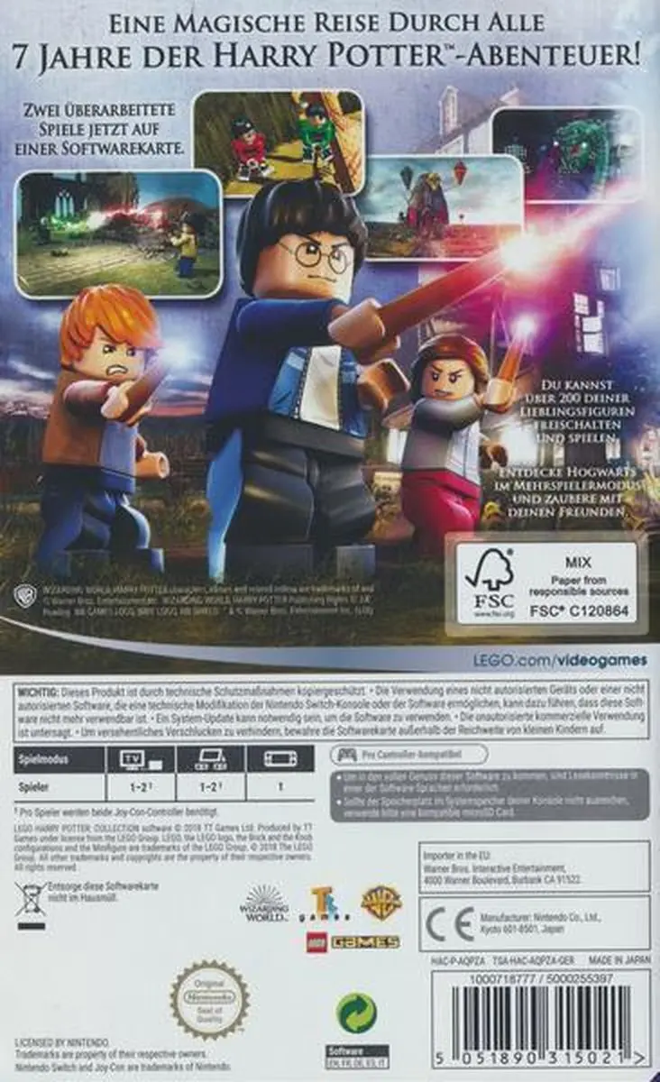 Warner Bros. LEGO Harry Potter Collection Switch - HD Remastered