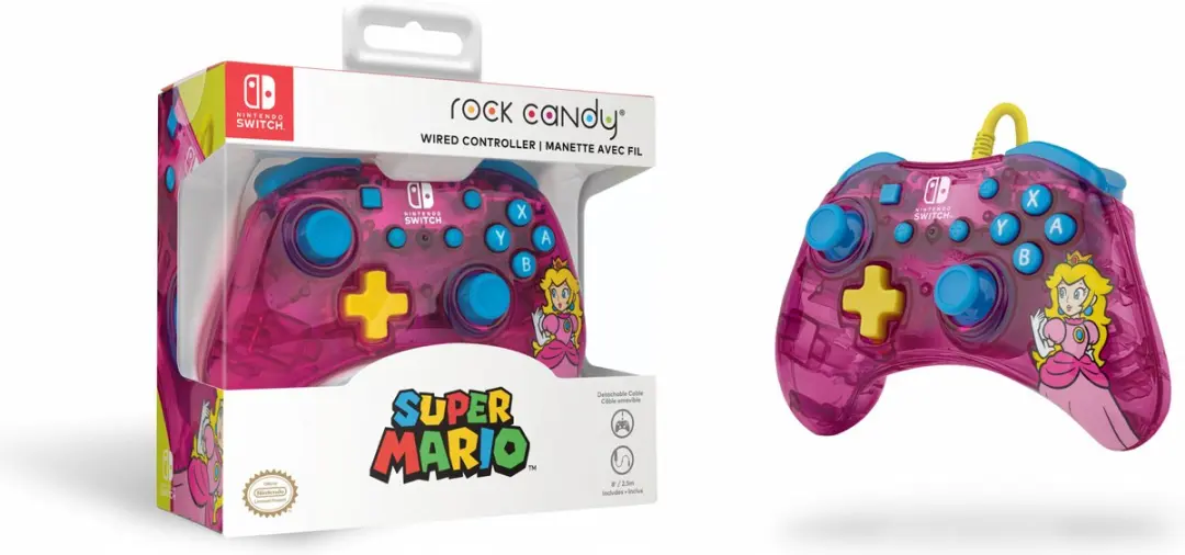 PDP Rock Candy Bedrade Controller 500-181-PCH - Nintendo Switch - Paars