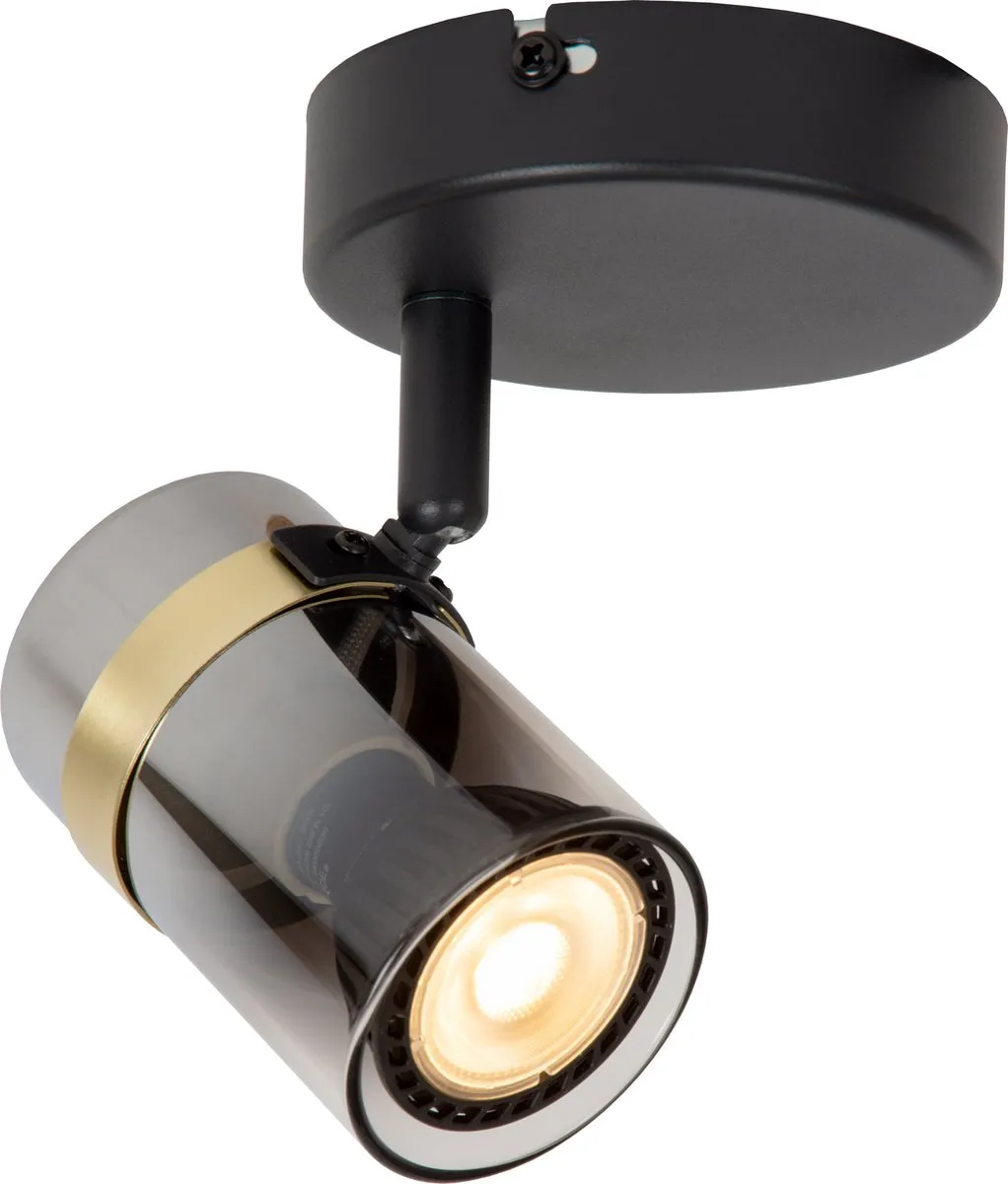 Lucide Upton Plafondspot GU10 - 10cm - Fumé