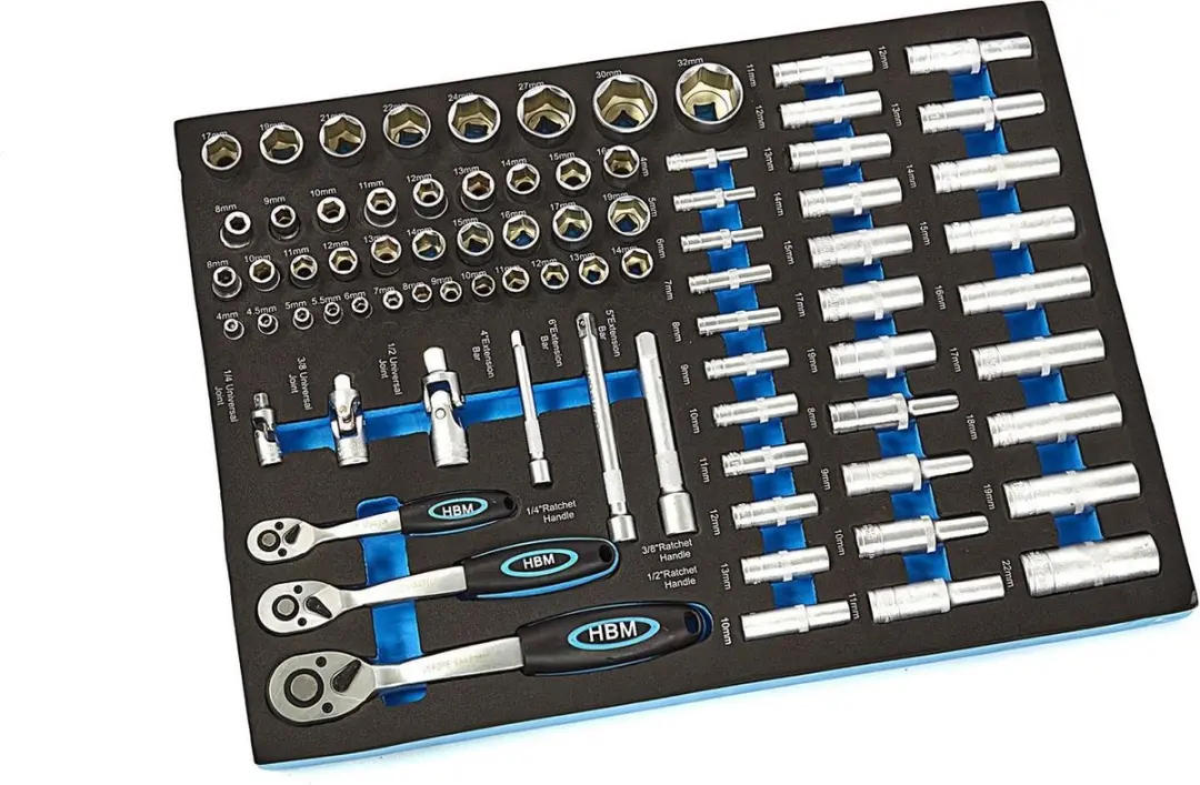 HBM Doppenset 80-delig - 80 Stuks - Zwart
