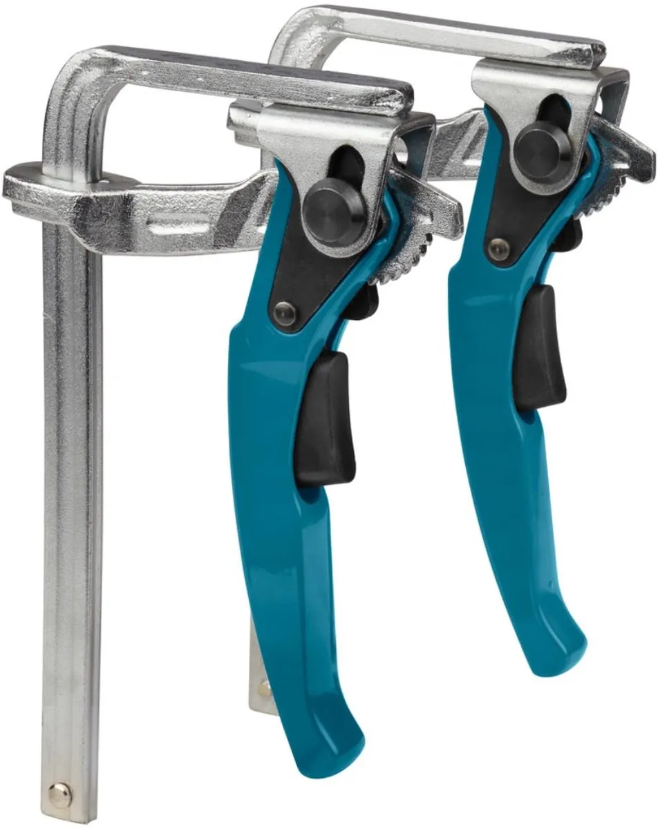 Makita 199826-6 Geleiderail Snelspan Klemset - 2 Stuks