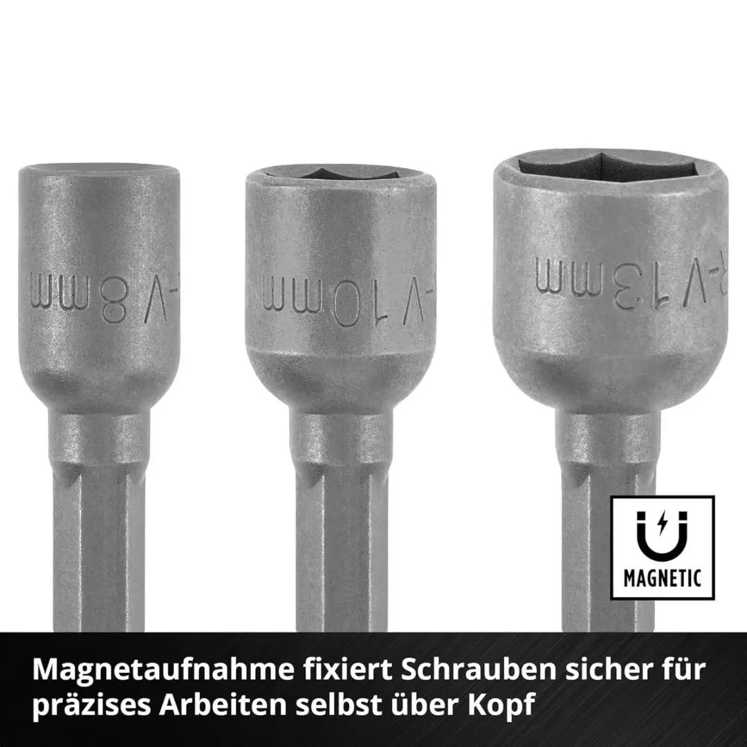 Einhell 3-delige Inbussleutelset 135101 - Chroom-vanadiumstaal