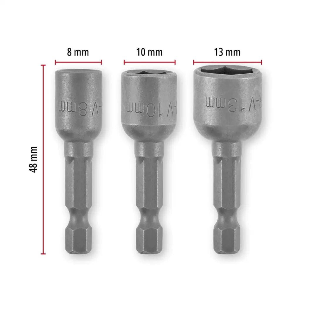 Einhell 3-delige Inbussleutelset 135101 - Chroom-vanadiumstaal - afbeelding 6 van 6