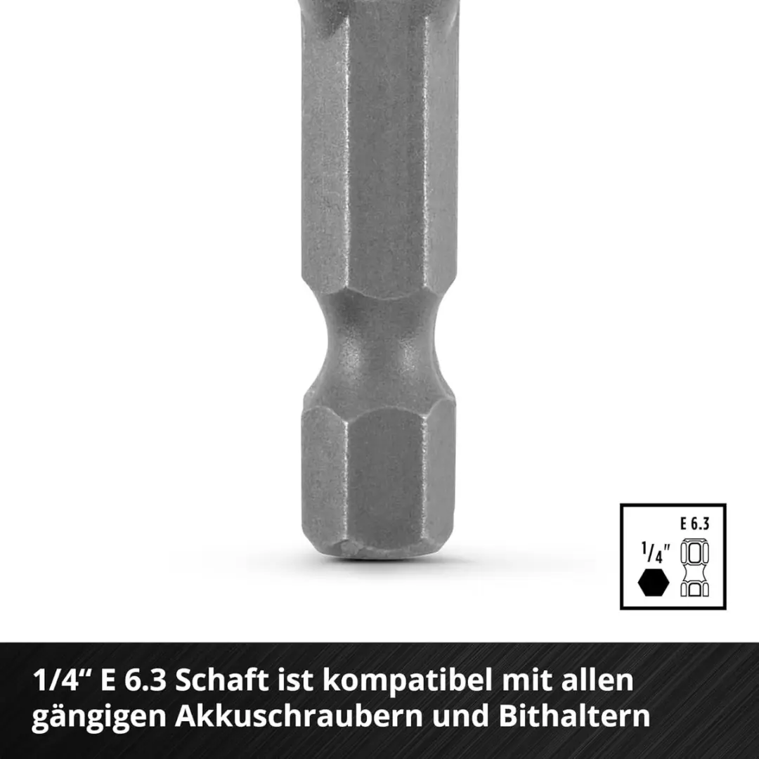 Einhell 3-delige Inbussleutelset 135101 - Chroom-vanadiumstaal