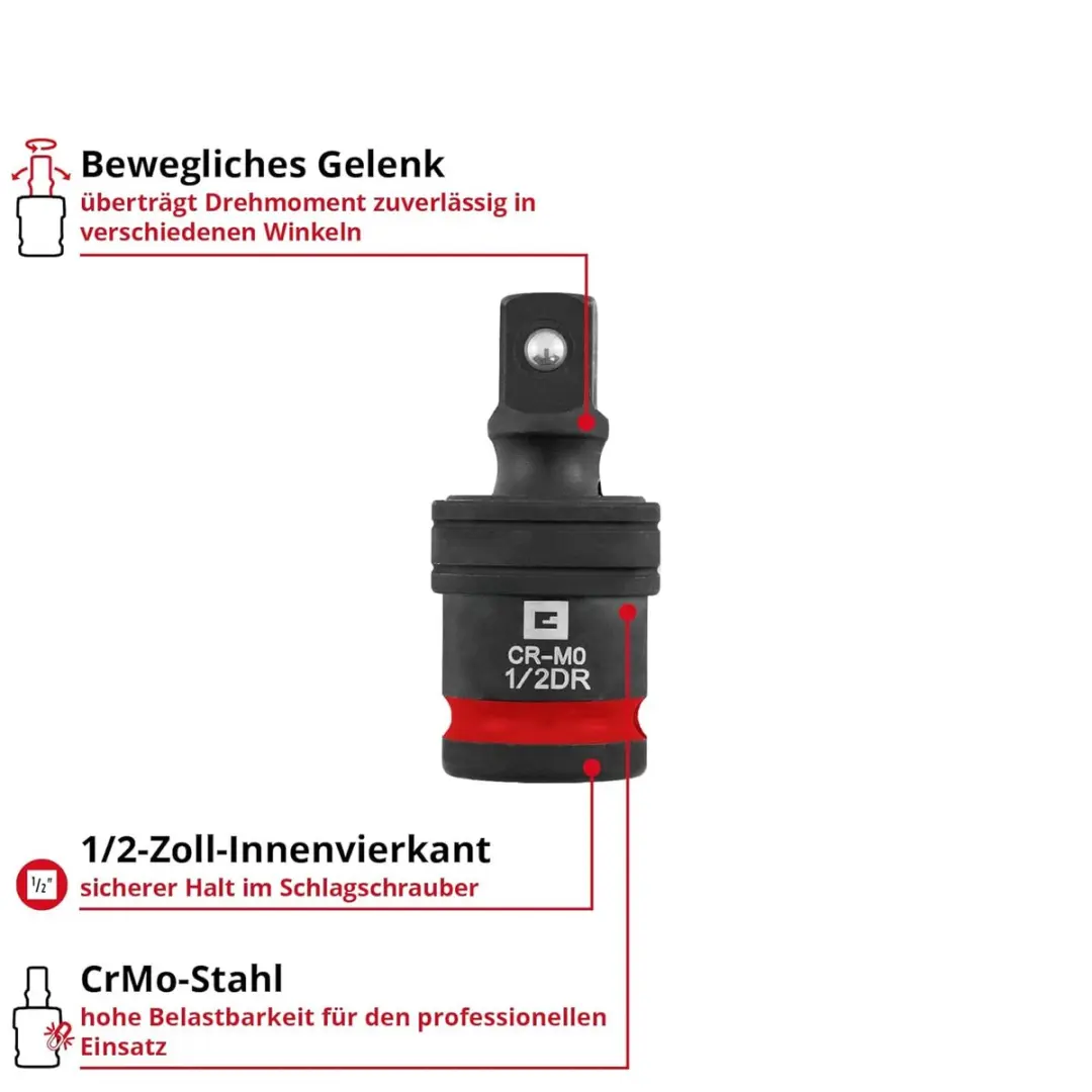 Einhell Impact Universeel Gewricht 1/2" 135300