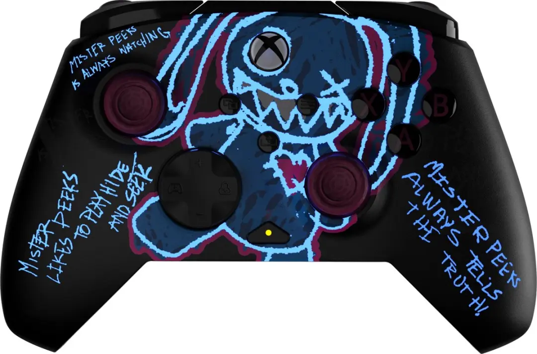 PDP Gaming Rematch Controller Call of Duty Mister Peeks Glow in the Dark Xbox Series X & PC - 049-023-CDMP