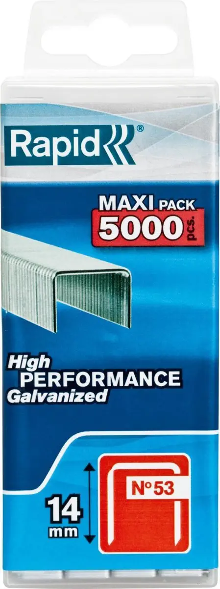 Rapid Nieten 53/14mm Gegalvaniseerd - 5.000 Stuks