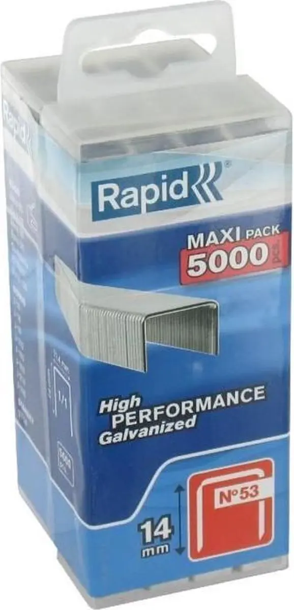 Rapid Nieten 53/14mm Gegalvaniseerd - 5.000 Stuks