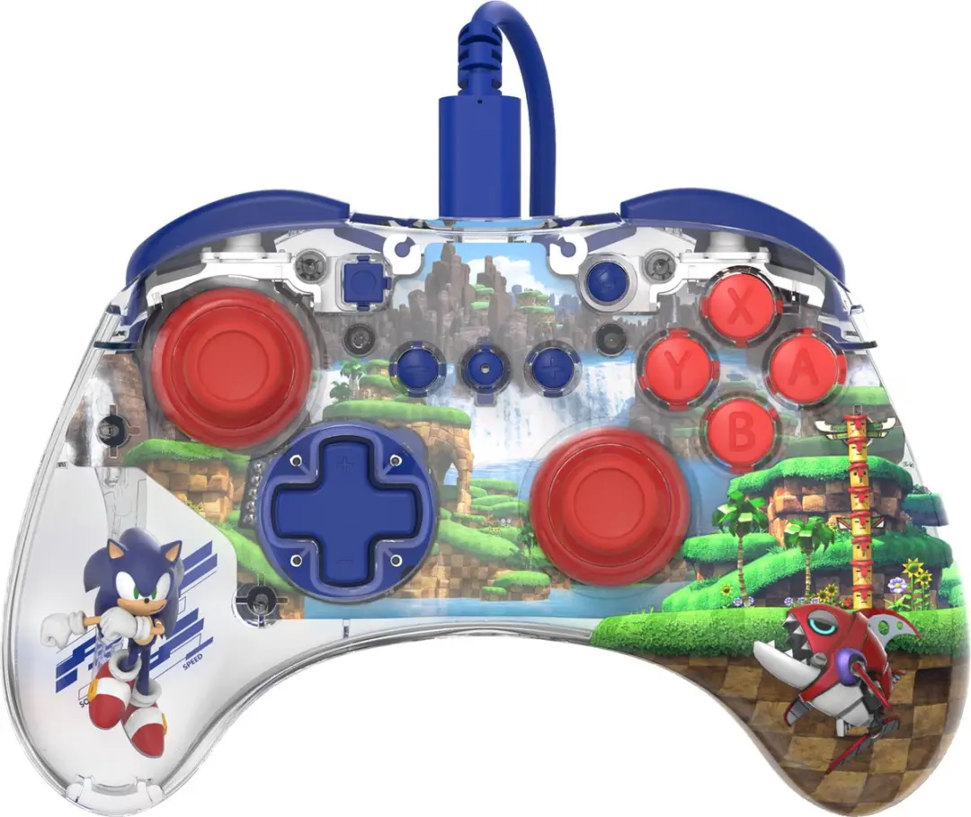 PDP REALMz Wired Controller Sonic Green Hill Zone