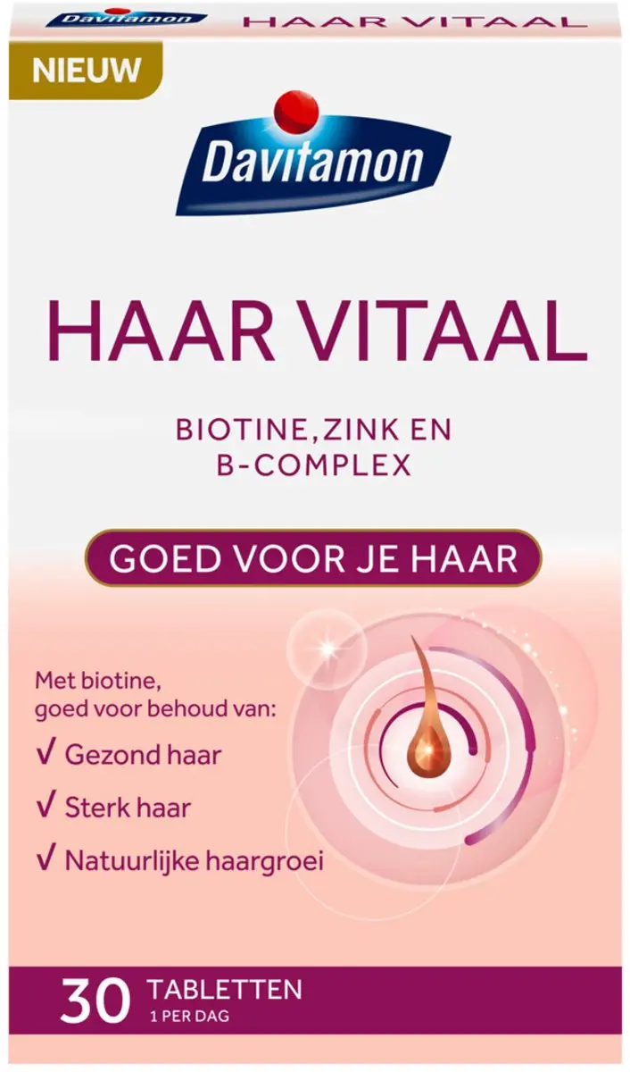 Davitamon Haar Vitaal 60 tabletten - 2x30