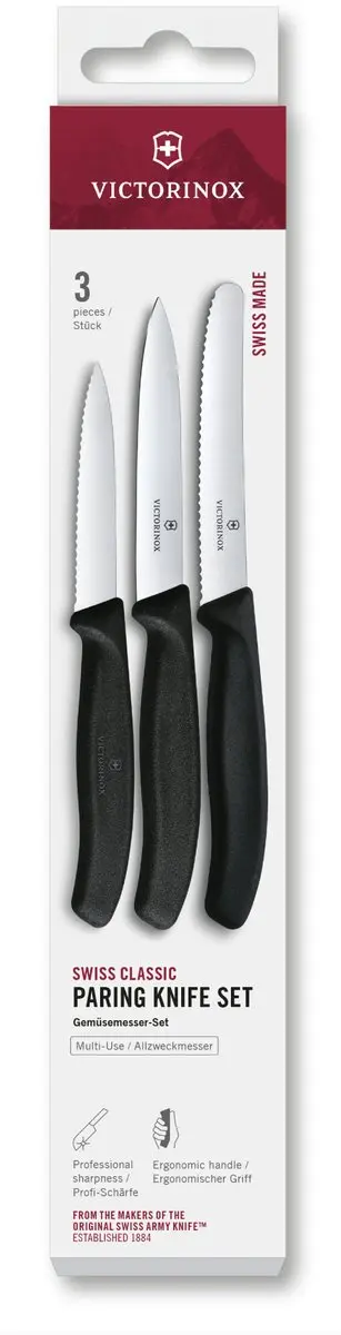 Victorinox Swiss Classic Keukenset 3-delig - Zwart