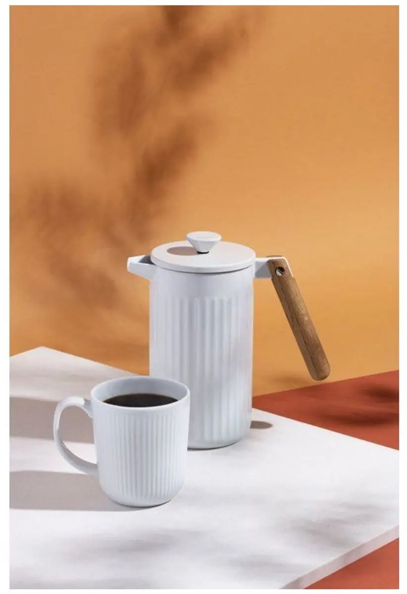 Bodum Douro French Press 11910-03 - 1 Liter - Wit