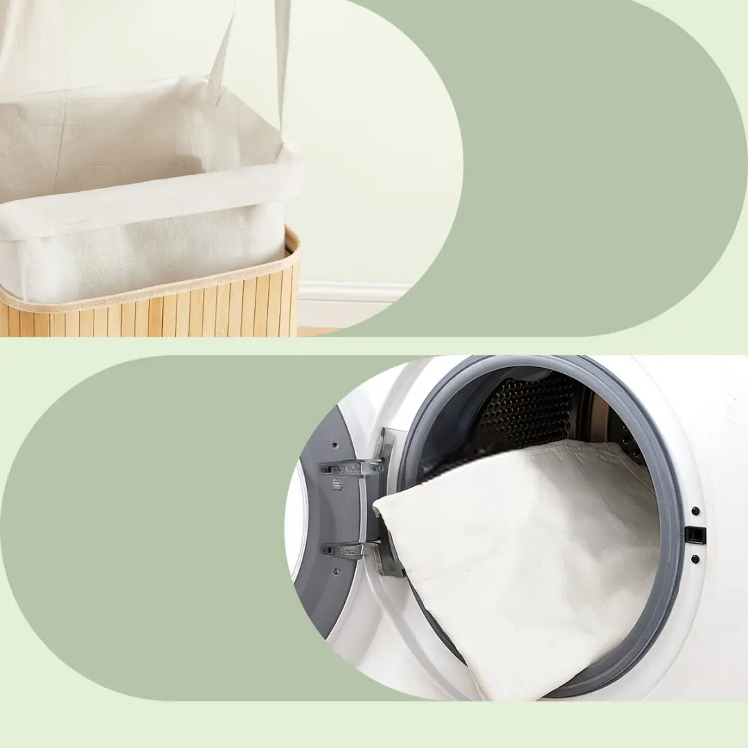 Songmics Bamboe Wasmand LCB060Y01 - 95L - Opvouwbaar