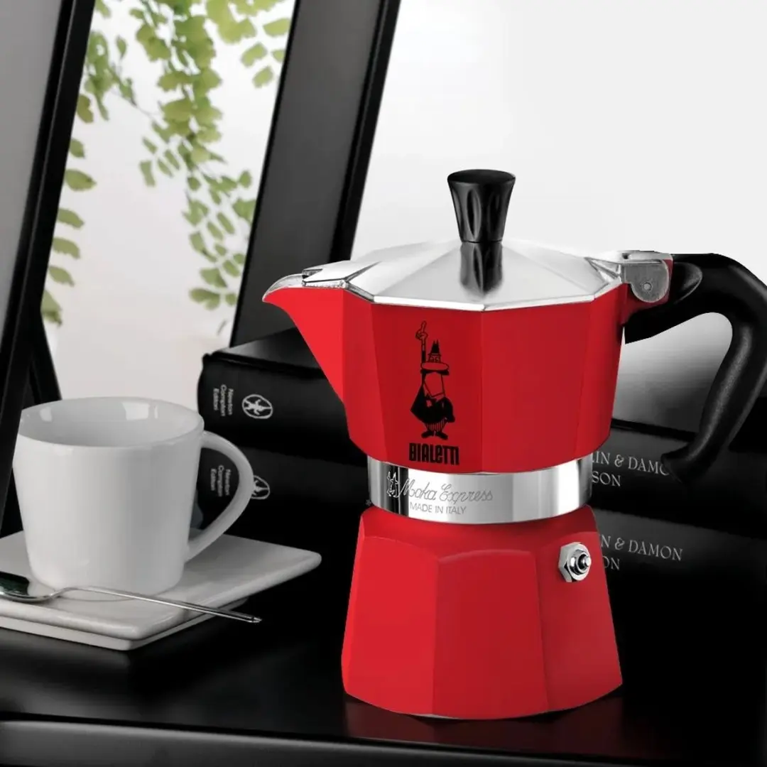 Bialetti Moka Express 0004941 Percolator - 60ml - Rood