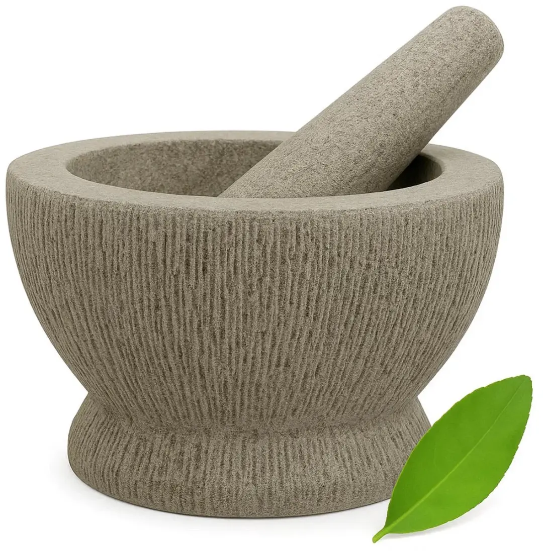 Cookinglife Vijzel Graniet 14cm - Mortier & stamper
