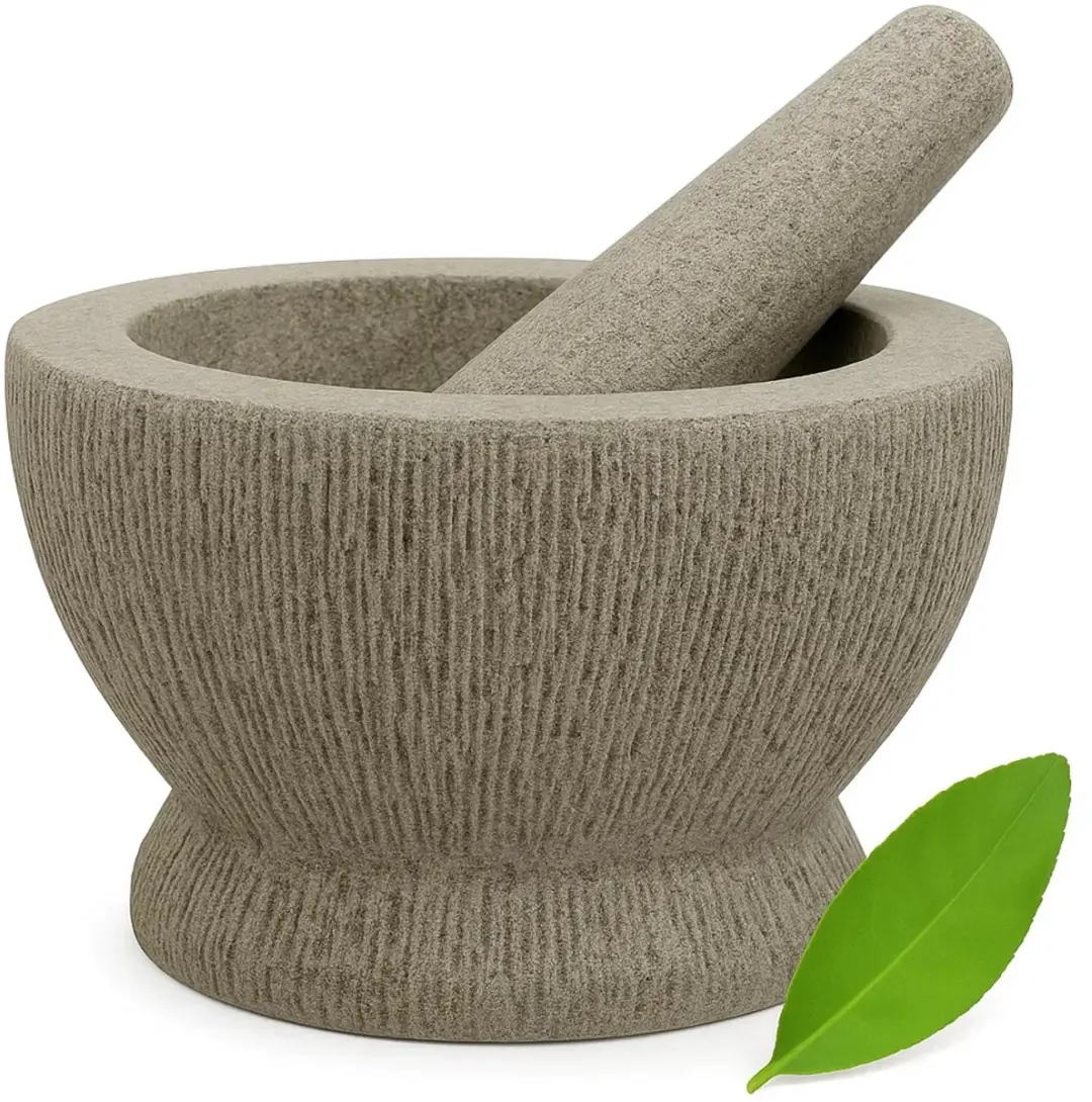 Cookinglife Vijzel Graniet 14cm - Mortier & stamper