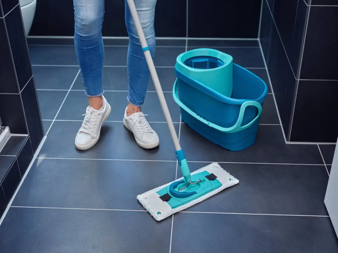 Leifheit Clean Twist M Ergo & Power Clean Overtrek 33cm - Turquoise/Wit