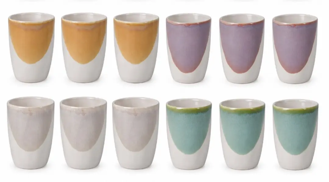 Excellent Houseware Aardewerken Bekers 280ml