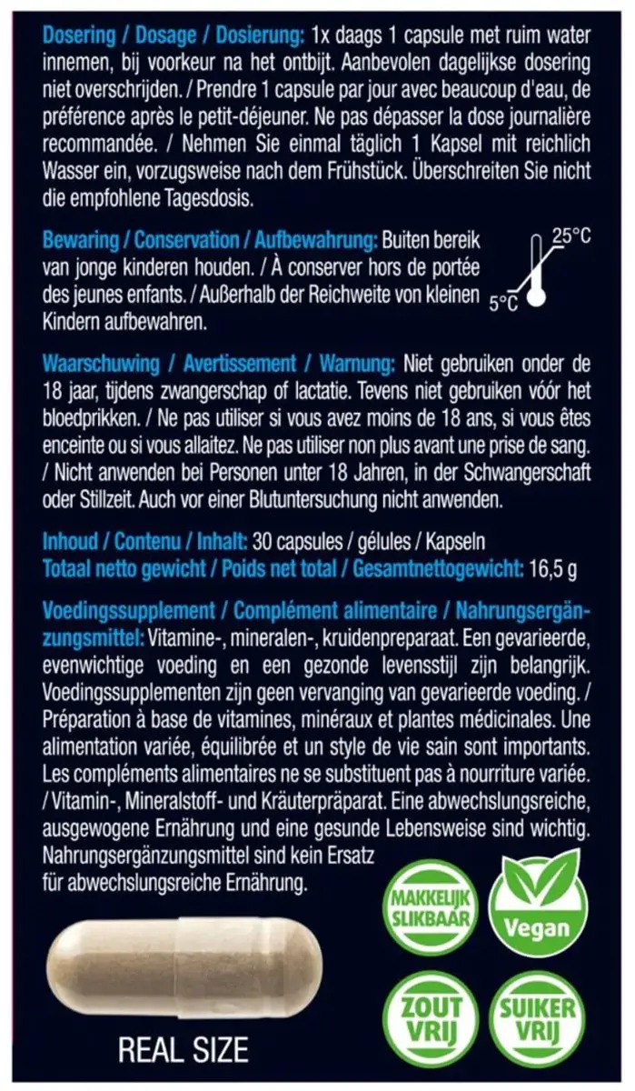 Lucovitaal NR Anti-Aging Capsules - 60 Stuks