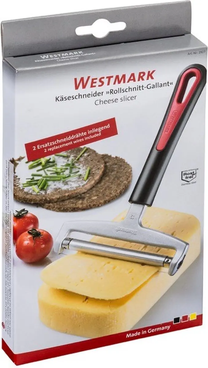Westmark Rollschnitt Gallant Kaasschaaf - 12cm - Rood/Zwart