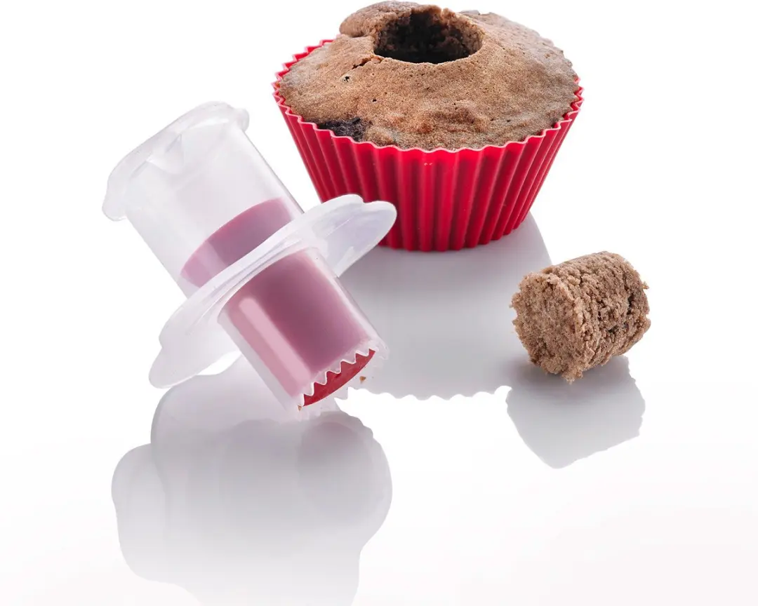 Westmark CupCake Hollower 6cm - Wit/Rood