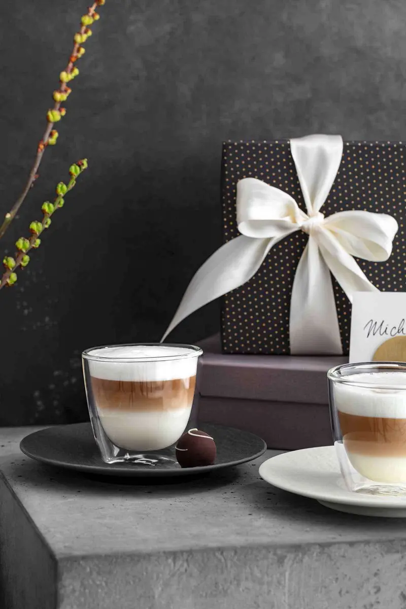 Villeroy & Boch Manufacture Rock Café au Lait-Set 250ml - 2 Stuks