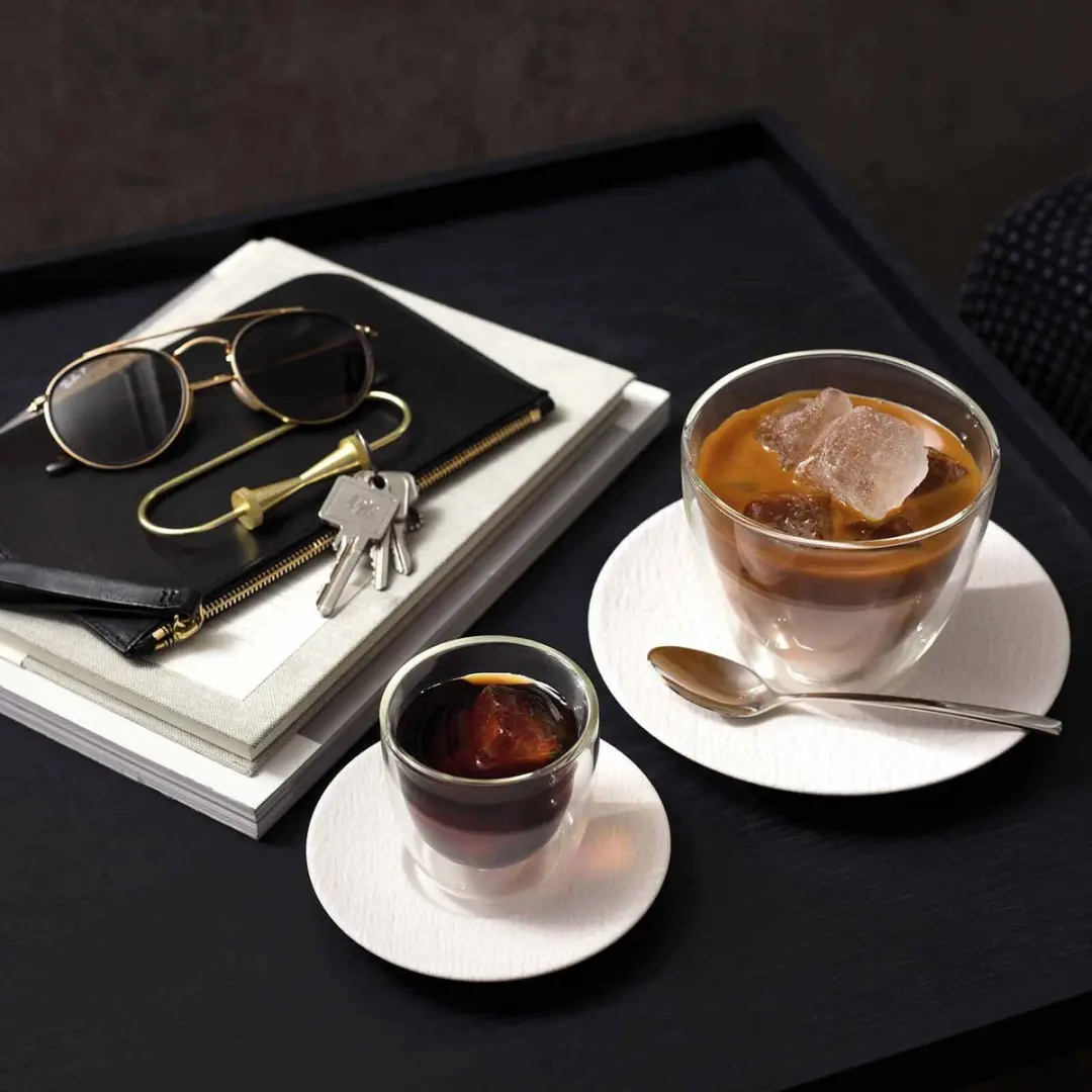 Villeroy & Boch Manufacture Rock Café au Lait-Set 250ml - 2 Stuks