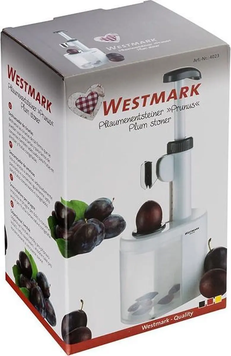 Westmark Prunus Ontpitter - 11x7x26,5cm - Wit