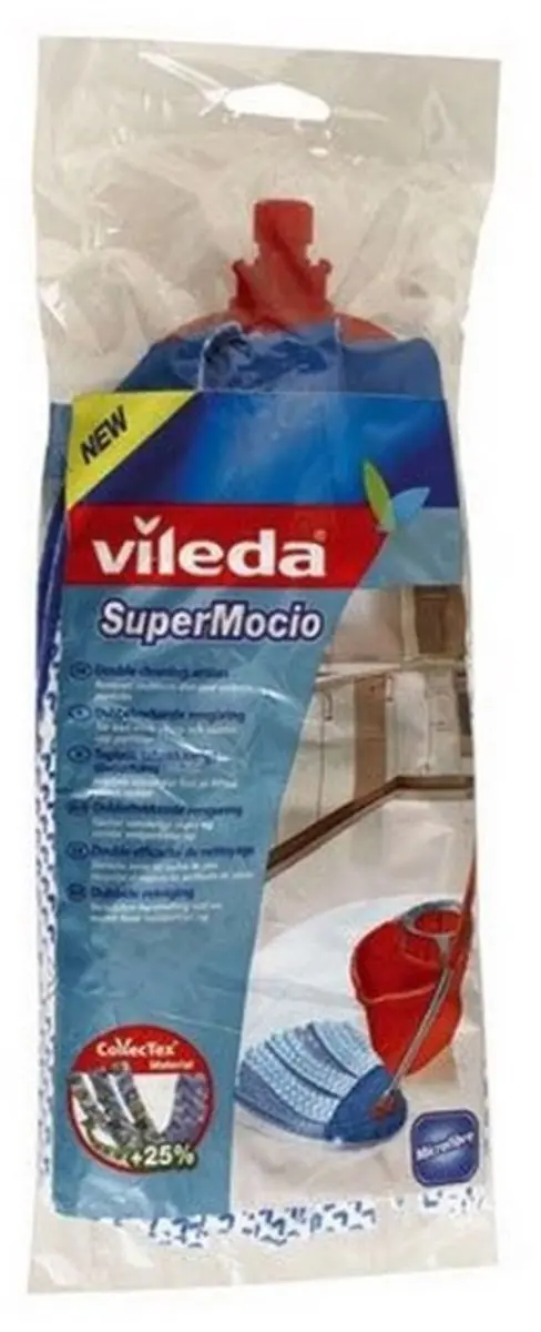 Vileda Super Mocio Vervanging - Blauw