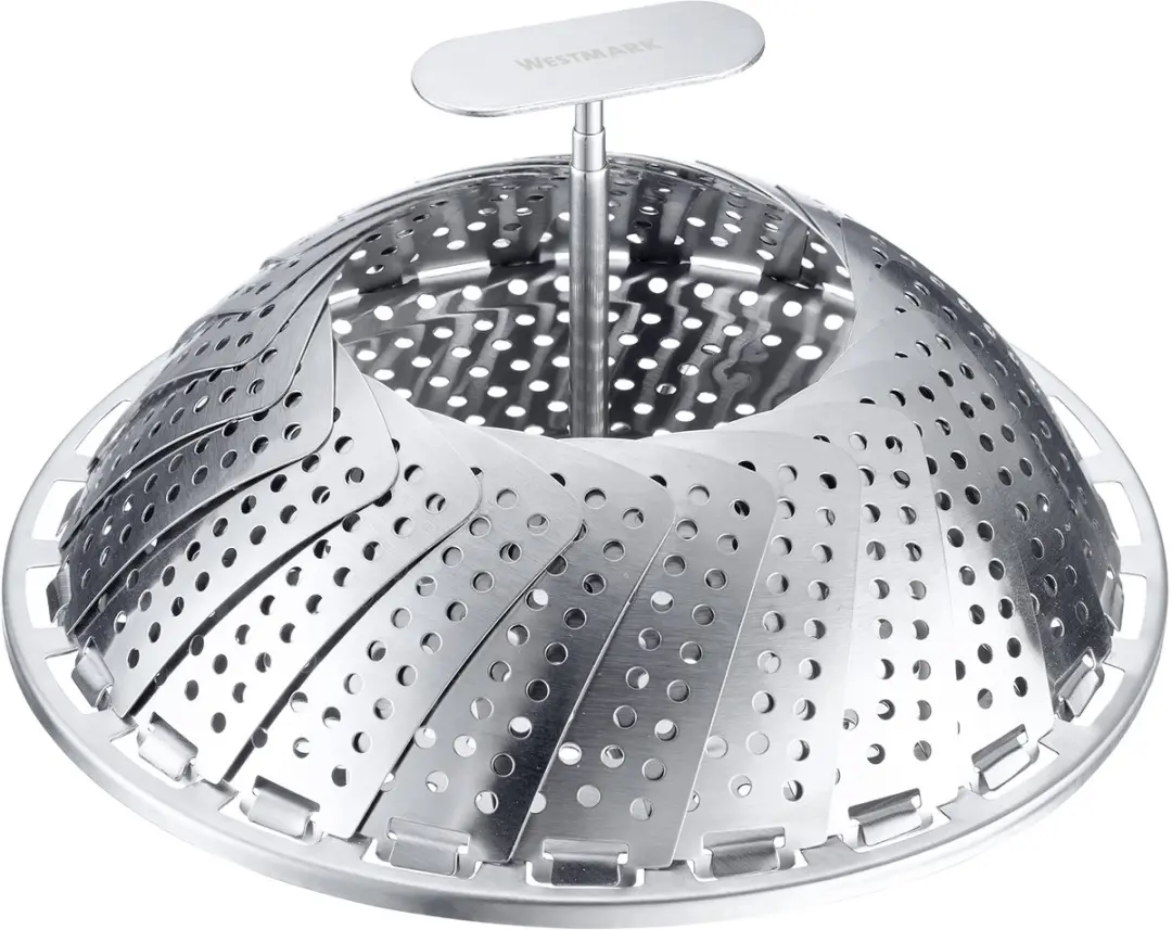 Westmark Stoominzet met Siliconen Voetjes 14cm - Zilver