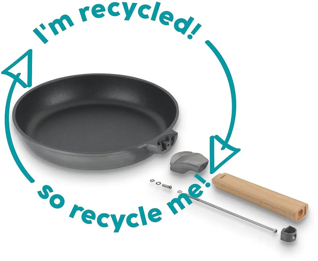 Kela Koekenpan 32cm Non-stick - Gerecycled Aluminium - Grijs