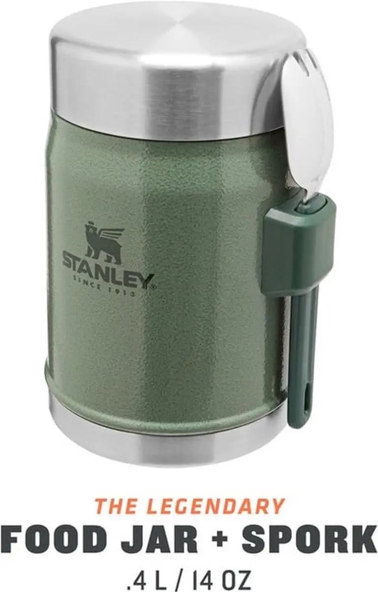 Stanley Classic Legendary Food Jar 0.4L - Hammertone Green