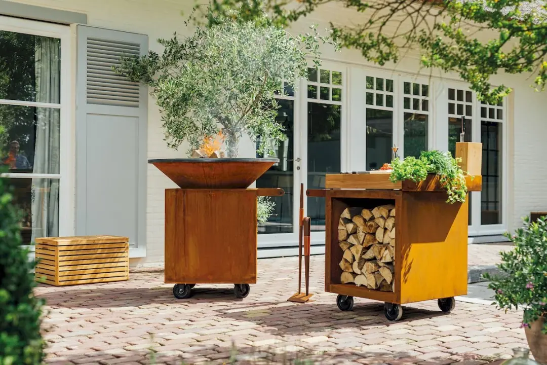 Ofyr Classic Corten 100 PRO BBQ - 100cm - 500 Burgers