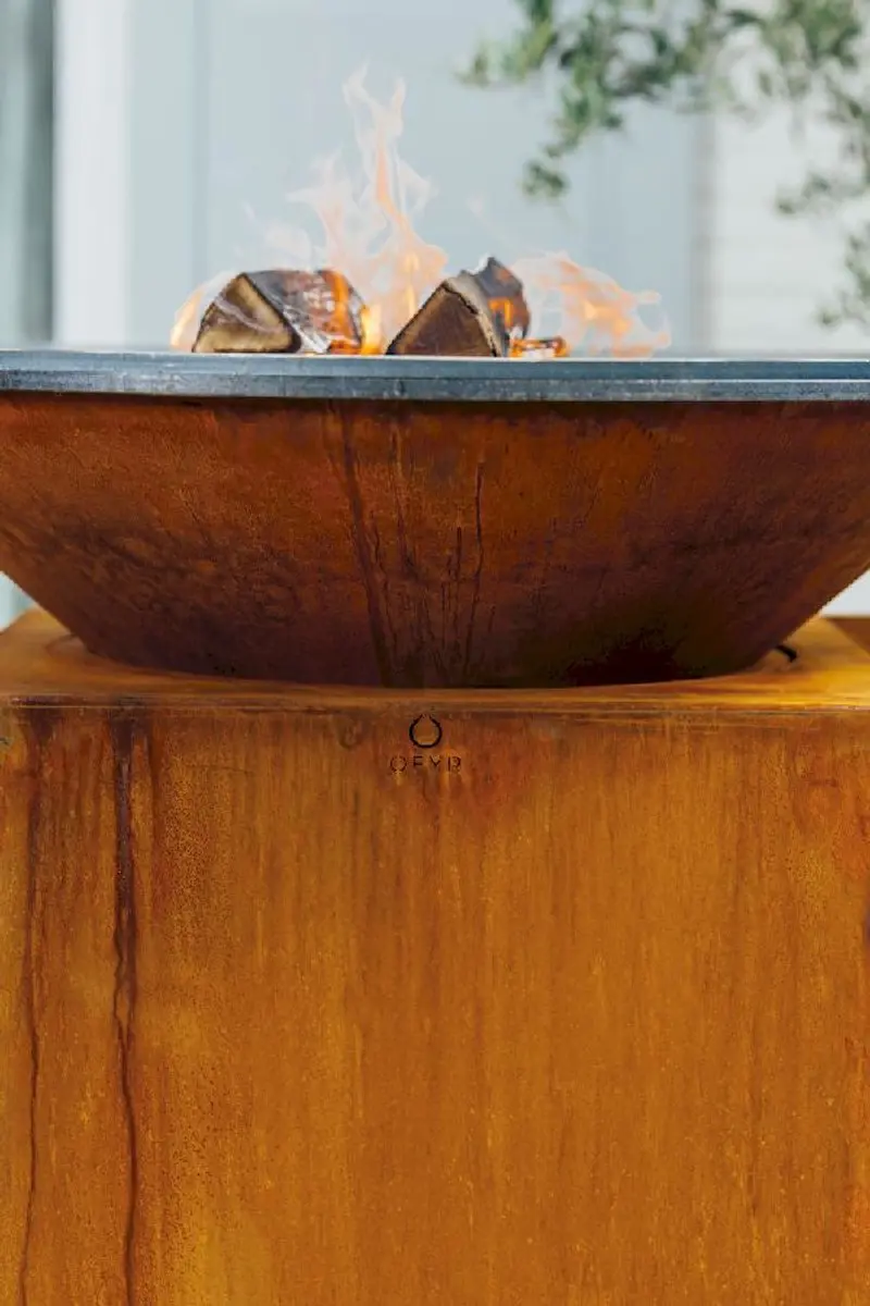 Ofyr Classic Corten 100 PRO BBQ - 100cm - 500 Burgers - afbeelding 6 van 6