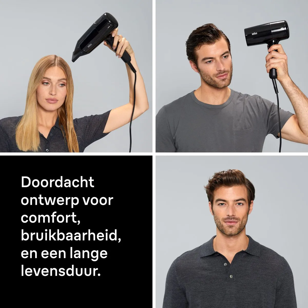 Braun HD2.0 BRHD200E Haardroger - 2000W - Zwart - afbeelding 6 van 6