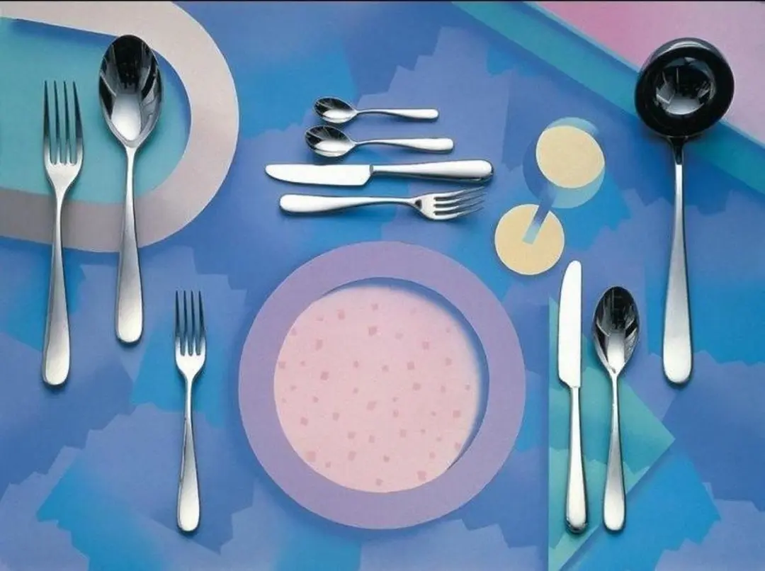 Alessi Nuovo Milano Dessertmes - Zilver