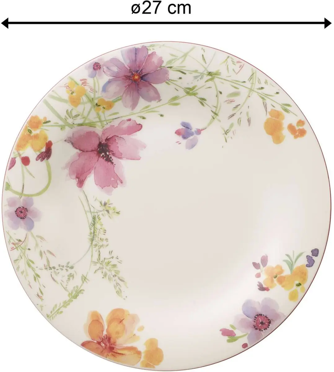 Villeroy & Boch Mariefleur Basic Bord - Ø27cm - 6-delig