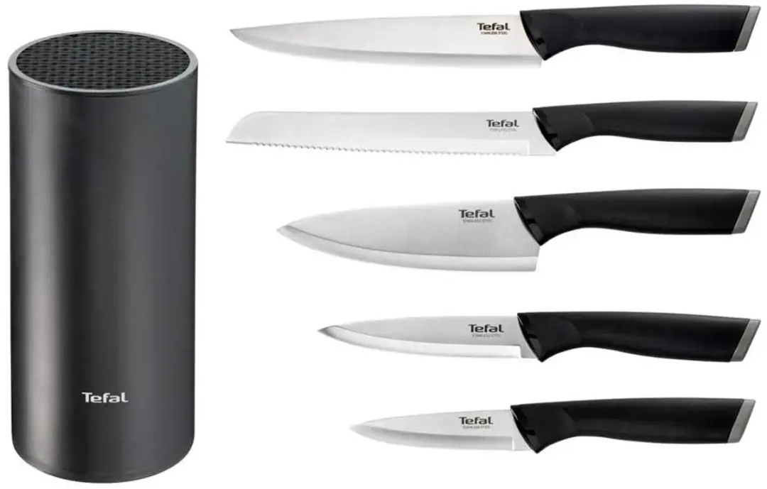 Tefal Comfort Knives K2216S74 Messenset 5-delig - Zwart