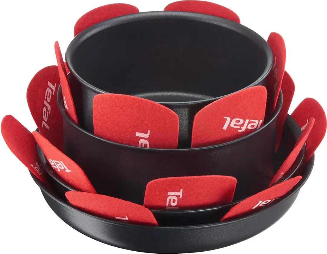 Tefal Ingenio Panbeschermers K2203004 - 4 Stuks - Rood