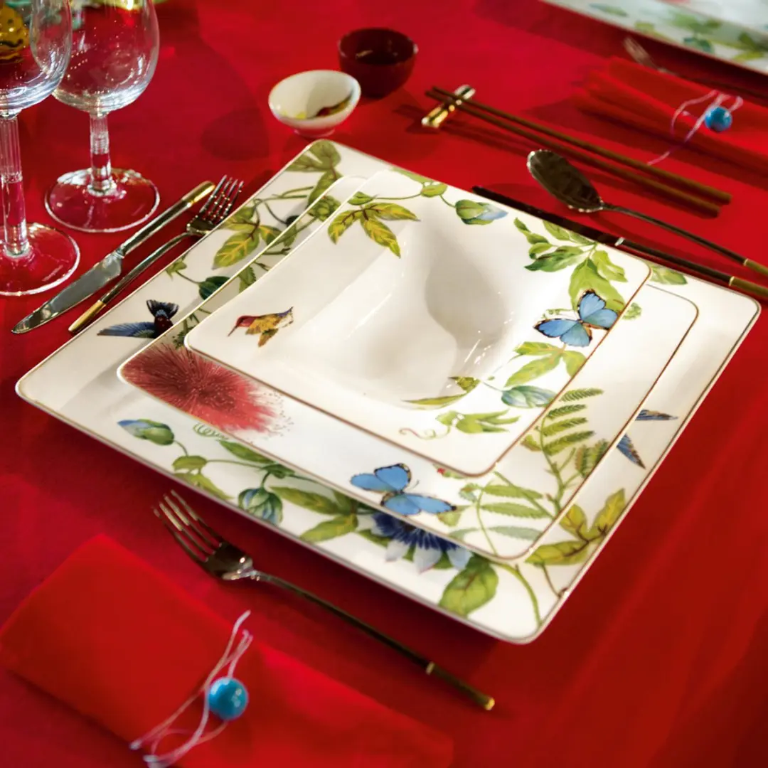 Villeroy & Boch Suppenteller Amazonia - 24x21cm - 6 Stuks