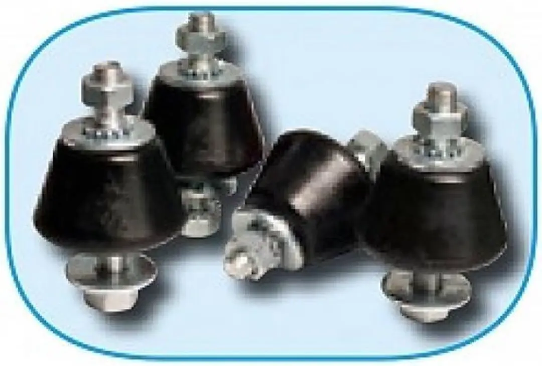 Qlima Trillingsdemper Set 4 Stuks