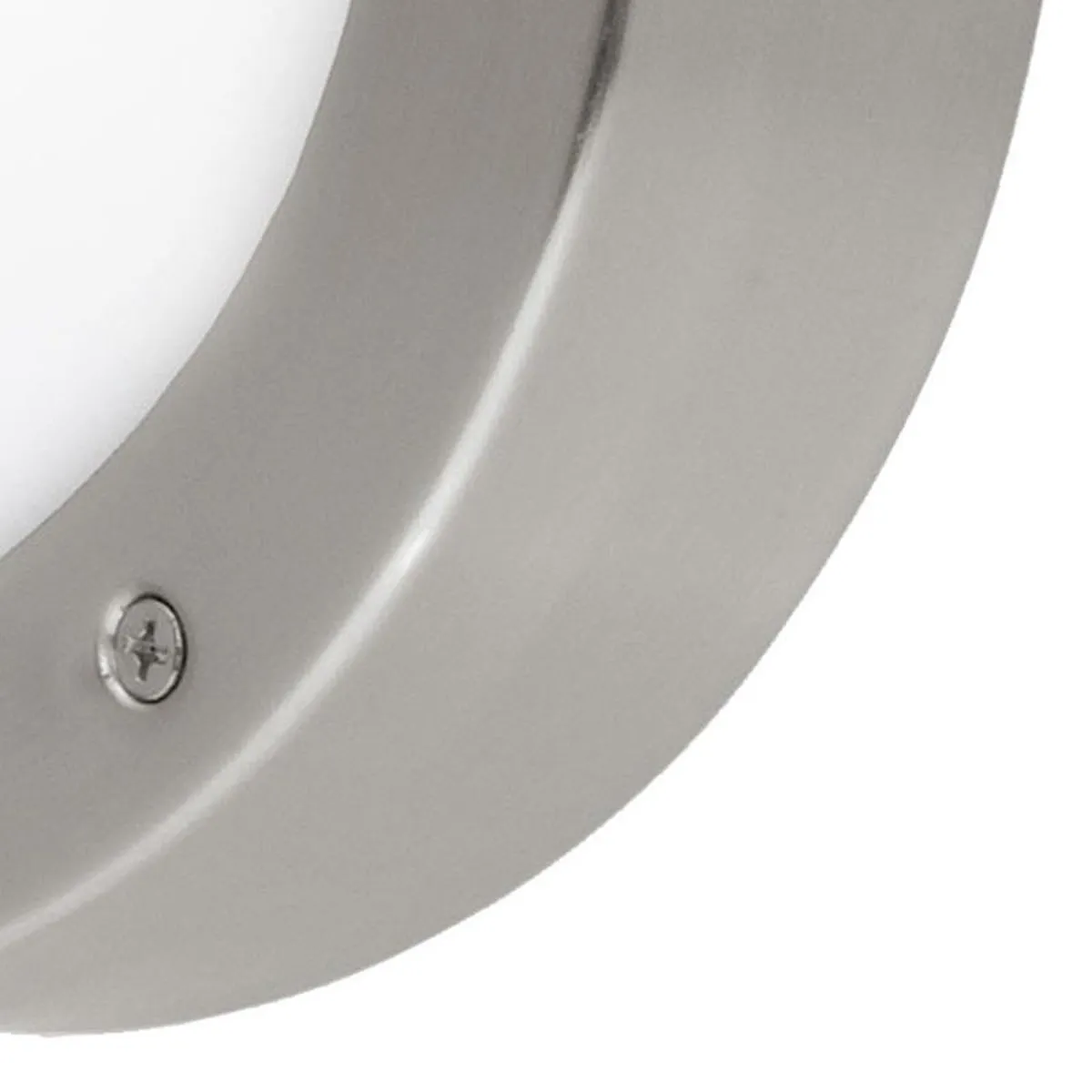 Eglo Vento 2 Wand/Plafondlamp IP44 - 1 Lichtpunt - Ø185cm - RVS - Wit