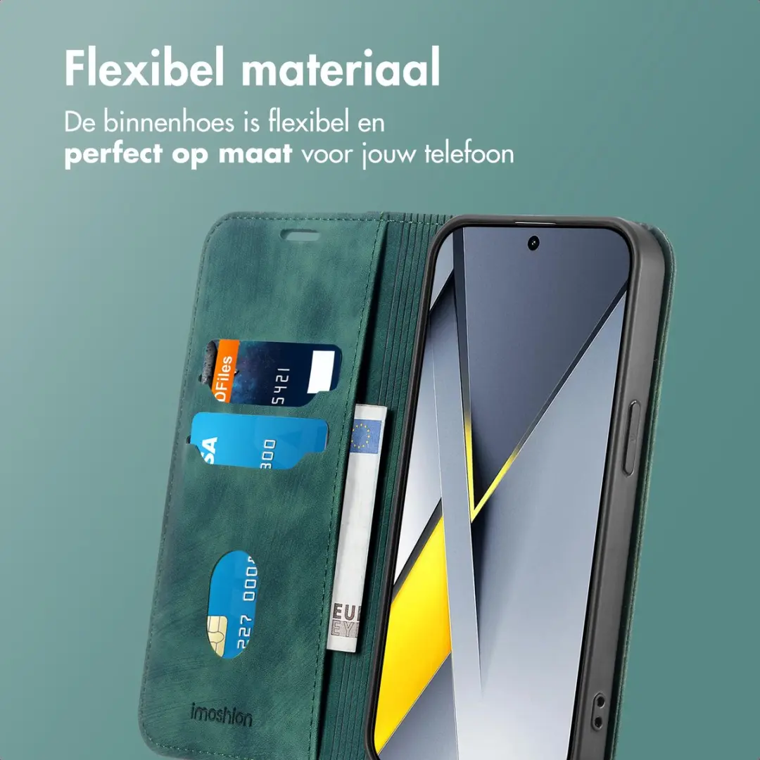 imoshion Hoesje Xiaomi Poco F8 Pro - 2 Pasjes - Groen - afbeelding 6 van 6