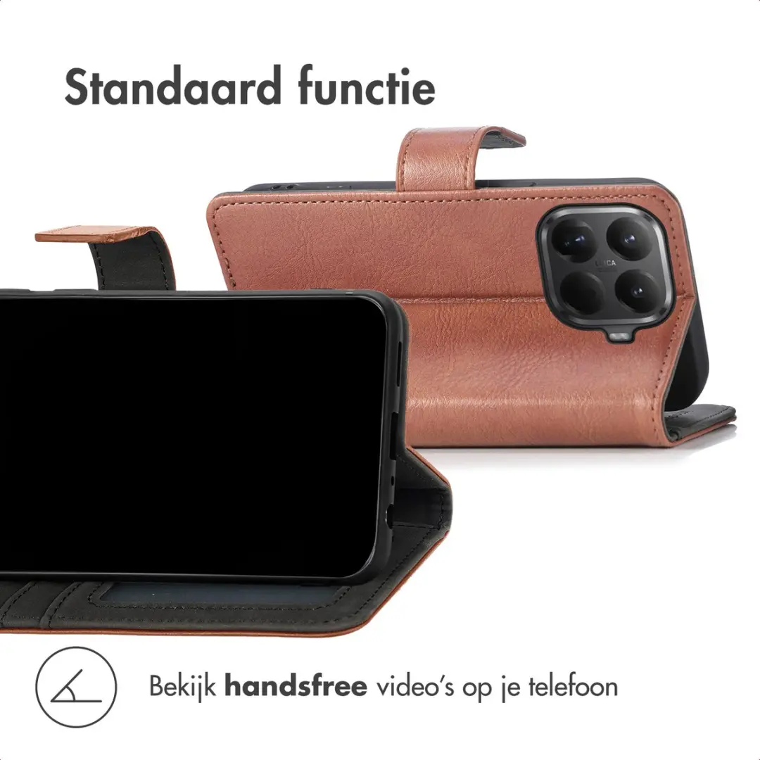 Imoshion Hoesje Xiaomi 17T - 3 Pasjes - Bruin